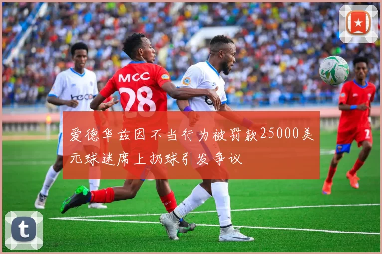 爱德华兹因不当行为被罚款25000美元球迷席上扔球引发争议